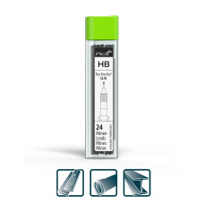 Набор серых грифелей-стержней для Pica Fine Dry Longlife, твердость HB