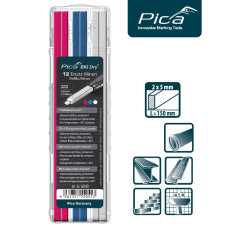 Набор влагостойких сменных грифелей-стержней (12 шт) для карандаша Pica Big Dry Longlife