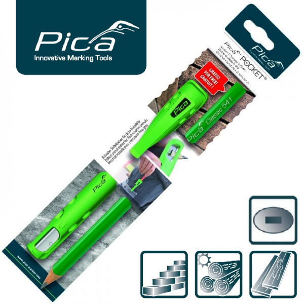 Набор карандаш PICA CLASSIC 541 с точилкой-держателем Quiver & Blade