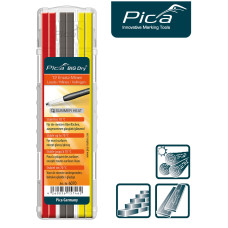 Набор сменных грифелей-стержней (12 шт) для карандаша Pica Big Dry Longlife