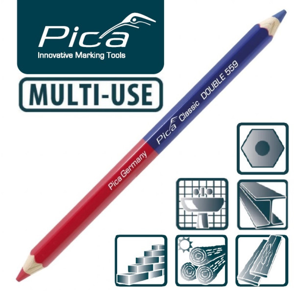 Карандаш разметочный двухсторонний PICA CLASSIC Double 559