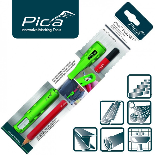 Набор карандаш PICA CLASSIC 545 с точилкой-держателем Quiver & Blade