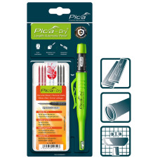 Набор строительный карандаш Pica Dry Longlife с грифелями-стержнями 30407