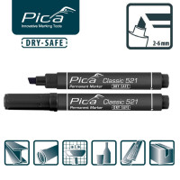 Маркер перманентный PICA Classic 521