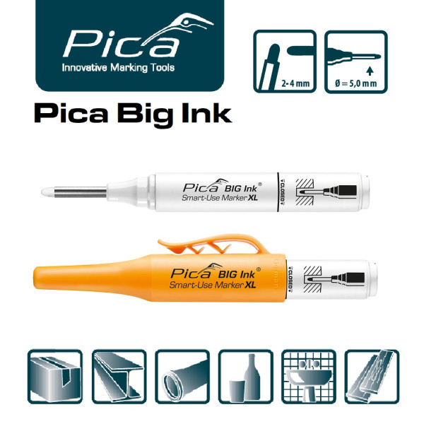 Маркер для глубоких отверстий Pica Big Ink Smart-Use XL