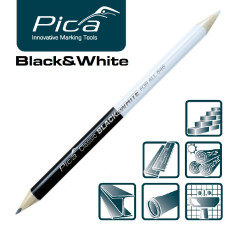 Карандаш разметочный универсальный PICA CLASSIC For All Black & White Pencil 546
