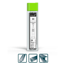 Набор серых грифелей-стержней для Pica Fine Dry Longlife, твердость H