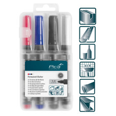 Набор перманентных маркеров PICA Classic 520/04