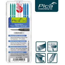 Набор сменных грифелей-стержней (8 шт) для Pica Dry Longlife