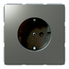 Розетка SCHUKO® 16A со шторками - FD (никель), артикул FD5501NI