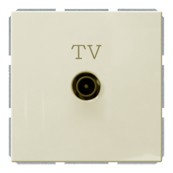 Розетка TV оконечная с накладкой - FD (сахара), артикул FD6001SH