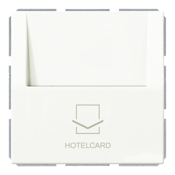 Отельный карточный выключатель 10A с накладкой - FD, (белый матовый - soft touch), артикул FD6209PWM