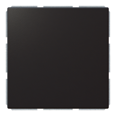 Звонковый механизм 1-клавишный 10A с клавишей - FD (черный матовый - soft touch), артикул FD3010PBM