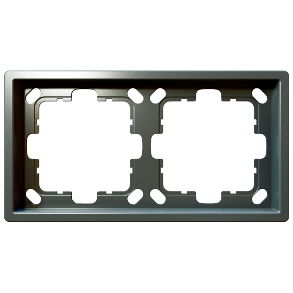 Рамка 2-кратная - FD (никель), артикул FD1002NI