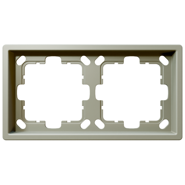 Рамка 2-кратная - FD (тауп матовый - soft touch), артикул FD1002PTM