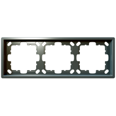 Рамка 3-кратная - FD (никель), артикул FD1003NI