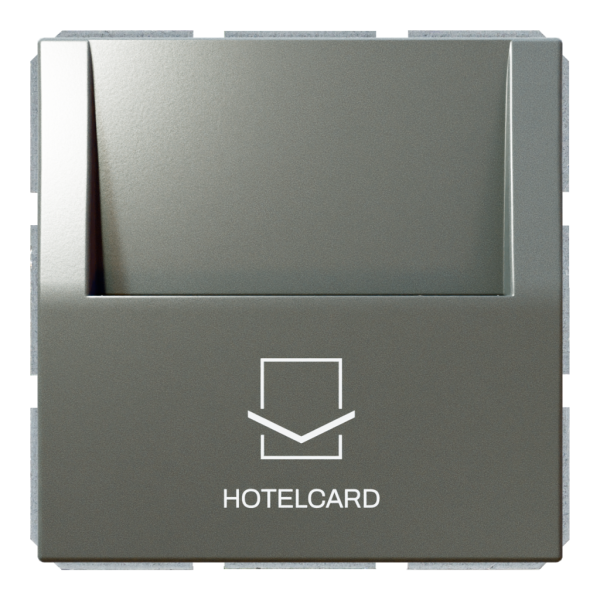 Отельный карточный выключатель 10A с накладкой - FD, (никель), артикул FD6209NI