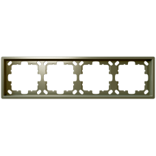 Рамка 4-кратная - FD (бронза), артикул FD1004BR