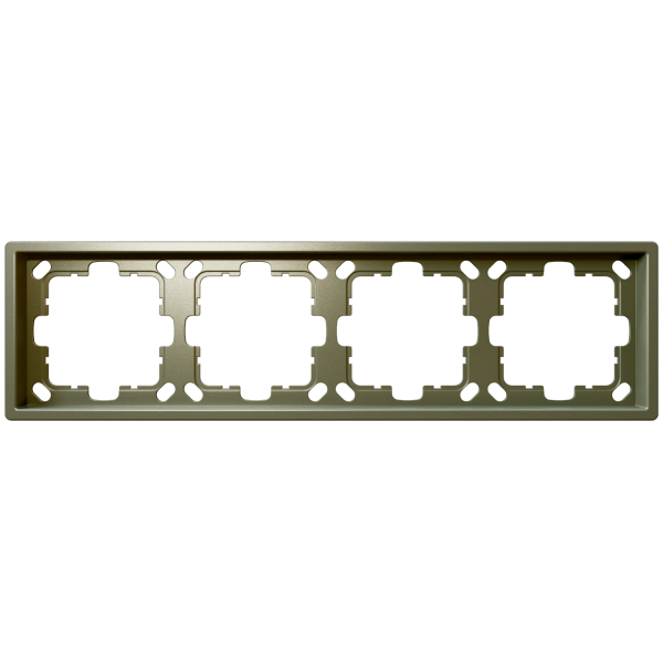 Рамка 4-кратная - FD (бронза), артикул FD1004BR