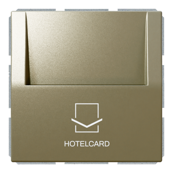 Отельный карточный выключатель 10A с накладкой - FD, (бронза), артикул FD6209BR