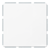 Крышка без отверстий (фиксация защёлкиванием) - FD (белый глянцевый), артикул FD8001W