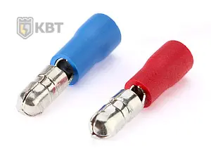 Разъемы штекерные изолированные (папа) РШИ-П