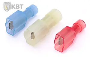 Разъемы плоские полностью изолированные (папа) в нейлоновом корпусе РПИ-П(н)